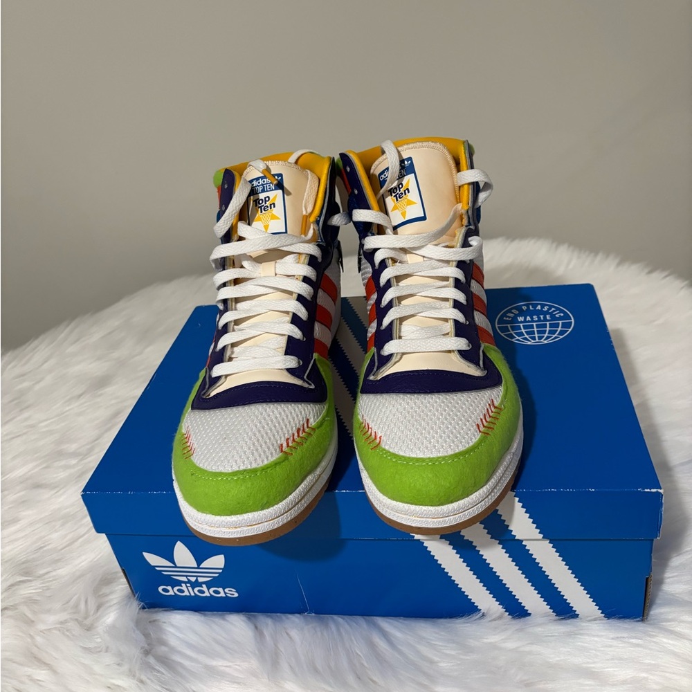 Adidas Colorful High-Top Sneakers